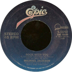 Michael Jackson Rock With You USED VINYL 7INCH 45 RPM SINGLE STYRENE