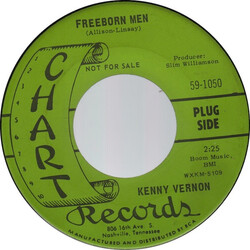 Kenny Vernon Freeborn Men / I'll Tell You Where To Go USED VINYL 7INCH SINGLE PROMO
