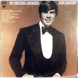 John Davidson My Christmas Favorites Vinyl LP USED