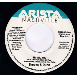 Brooks & Dunn Missing You USED VINYL 7INCH 45 RPM SINGLE