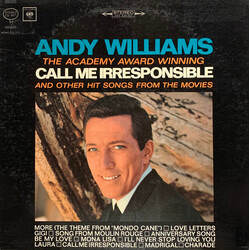 Andy Williams The Academy Award Winning Call Me Irresponsible And Other Hit Songs From The Movies Vinyl LP USED