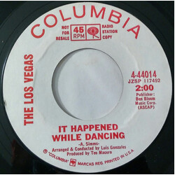 The Los Vegas It Happened While Dancing / As Time Goes By USED VINYL 7INCH 45 RPM PROMO