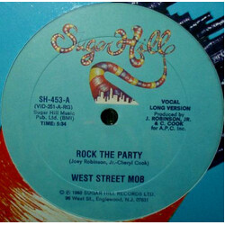 West Street Mob Rock The Party USED VINYL 12INCH 33 S RPM