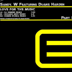 Sandy Wilhelm / Duane Harden Love For The Music (Part 2) USED VINYL 12INCH