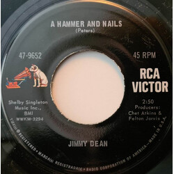 Jimmy Dean A Hammer And Nails / I Taught Her Everything She Knows VINYL 7" USED