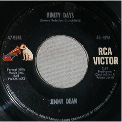Jimmy Dean Ninety Days USED VINYL 7INCH 45 RPM SINGLE