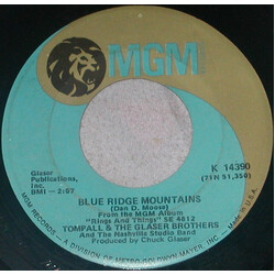 Tompall Glaser & The Glaser Brothers Blue Ridge Mountain USED VINYL 7INCH 45 RPM