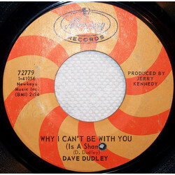 Dave Dudley There Ain't No Easy Run / Why I Can't Be With You USED VINYL 7INCH 45 RPM