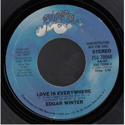 Edgar Winter Love Is Everywhere USED VINYL 7INCH 45 RPM PROMO STEREO