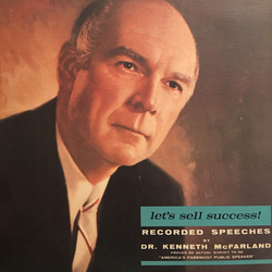 Dr. Kenneth McFarland Let's Sell Success Vinyl 12" USED