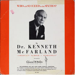 Dr. Kenneth McFarland Who Will Succeed In The Sixties? Vinyl LP USED