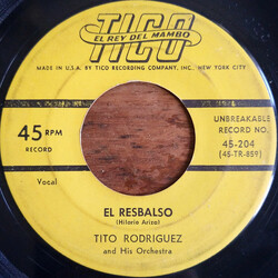 Tito Rodriguez & His Orchestra El Resbalso / Mambo Manila USED VINYL 7INCH 45 RPM