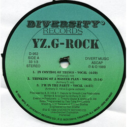 YZ / G.Rock In Control Of Things USED VINYL 12INCH 33 S RPM