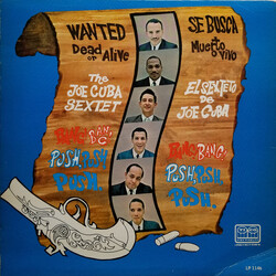 Joe Cuba Sextet Wanted Dead Or Alive (Bang! Bang! Push, Push, Push) Vinyl LP USED