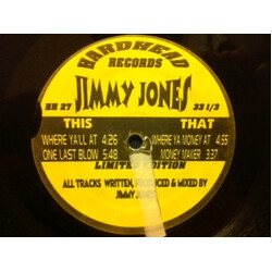 Jimmy Jones (4) Where Ya'll At USED VINYL 12INCH