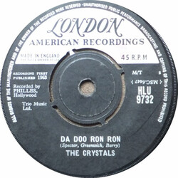 The Crystals Da Doo Ron Ron USED VINYL 7INCH 45 RPM SINGLE