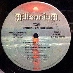 Brooklyn Dreams Street Dance / Music, Harmony And Rhythm USED VINYL 12INCH 33 S RPM SINGLE SIDED PROMO