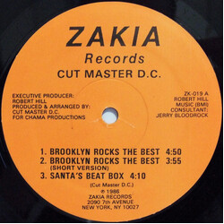 Cutmaster D.C. Brooklyn Rocks The Best / Santa's Beat Box USED VINYL 12INCH 33 S RPM