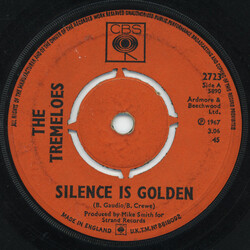 The Tremeloes Silence Is Golden USED VINYL 7INCH SINGLE