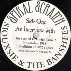 Siouxsie & The Banshees An Interview With Siouxsie & The Banshees USED VINYL 7INCH LIMITED EDITION