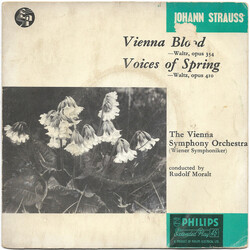 Johann Strauss Jr. / Wiener Symphoniker / Rudolf Moralt Vienna Blood / Voices Of Spring USED VINYL 7INCH 45 RPM EP