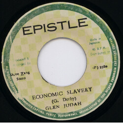 Glen Judah Economic Slavery USED VINYL 7INCH 45 RPM STEREO