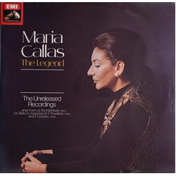 Maria Callas The Legend: The Unreleased Recordings... Arias From La Sonnambula (1955) Un Ballo In Maschera & Il Trovatore (1964) And Il Corsaro (1969)