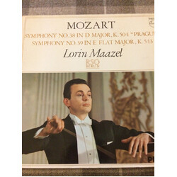 Wolfgang Amadeus Mozart / Radio-Symphonie-Orchester Berlin / Lorin Maazel Symphony No. 38 In D Major, K. 504 "Prague" / Symphony No. 39 In E Flat Majo
