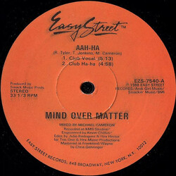 Mind Over Matter Aah-Ha USED VINYL 12INCH 33 S RPM