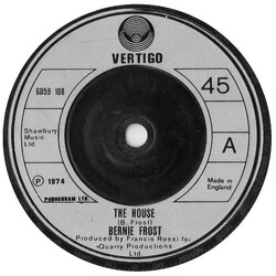 Bernie Frost The House USED VINYL 7INCH SINGLE 45 RPM