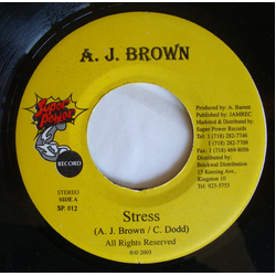 A. J. Brown / Lukie D / Lieutenant Stitchie Stress / Praise Him Vinyl 7" USED