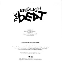 The Beat (2) Too Nice To Talk To USED VINYL 12INCH 33 S RPM PROMO