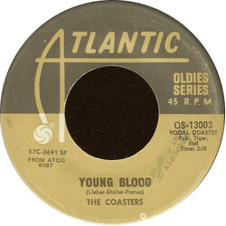 The Coasters Young Blood / Searchin' USED VINYL 7INCH 45 RPM SINGLE REISSUE