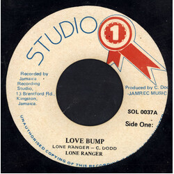 Lone Ranger Love Bump USED VINYL 7INCH 45 RPM