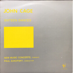 John Cage / Paul Zukofsky / New Music Concerts Toronto Sixteen Dances Vinyl LP USED