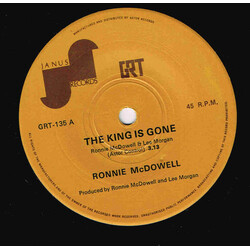 Ronnie McDowell The King Is Gone USED VINYL 7INCH SINGLE 45 RPM