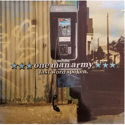 One Man Army (2) Last Word Spoken. Vinyl LP USED
