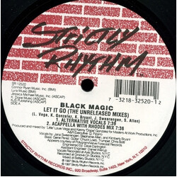 Black Magic Let It Go (The Unreleased Mixes) USED VINYL 12INCH 33 S RPM