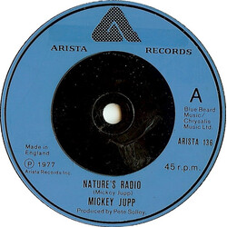 Mickey Jupp Nature's Radio USED VINYL 7INCH 45 RPM