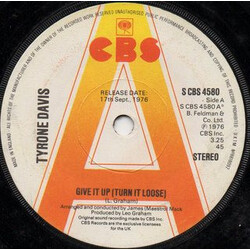 Tyrone Davis Give It Up (Turn It Loose) USED VINYL 7INCH 45 RPM SINGLE PROMO