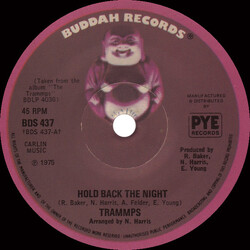The Trammps Hold Back The Night USED VINYL 7INCH 45 RPM SINGLE