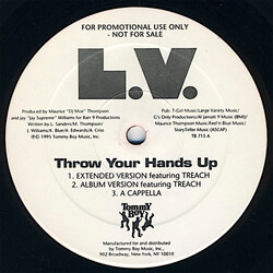 LV Throw Your Hands Up USED VINYL 12INCH PROMO