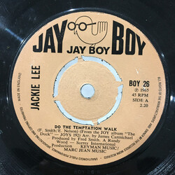 Jackie Lee Do The Temptation Walk / The Shotgun And The Duck USED VINYL 7INCH 45 RPM SINGLE