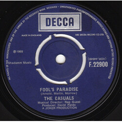 The Casuals Fool's Paradise USED VINYL 7INCH 45 RPM SINGLE