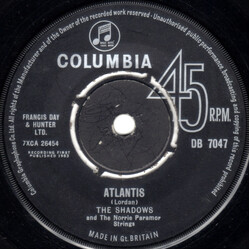 The Shadows Atlantis USED VINYL 7INCH 45 RPM SINGLE