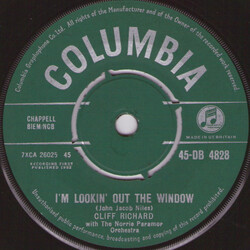 Cliff Richard I'm Lookin' Out The Window / Do You Want To Dance VINYL 7" USED
