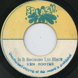 Ken Boothe Is It Because I'm Black USED VINYL 7INCH 45 RPM
