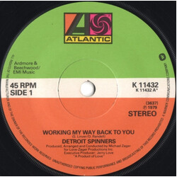 Spinners Working My Way Back To You VINYL 7" USED