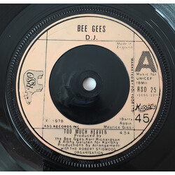 Bee Gees Too Much Heaven USED VINYL 7INCH 45 RPM SINGLE PROMO STEREO
