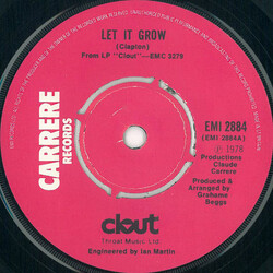 Clout Let It Grow USED VINYL 7INCH SINGLE 45 RPM